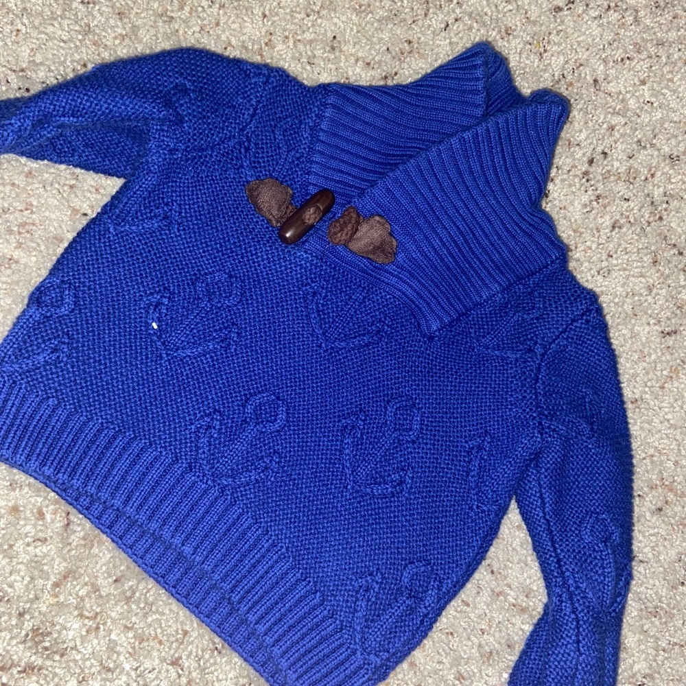 Janie and Jack thick knitted sweater